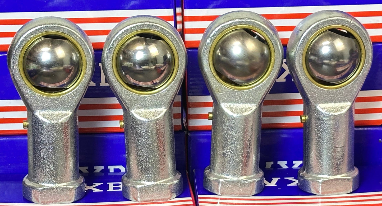 4个内螺纹杆端 22mm PHS22 2个右手和2个左手轴承
