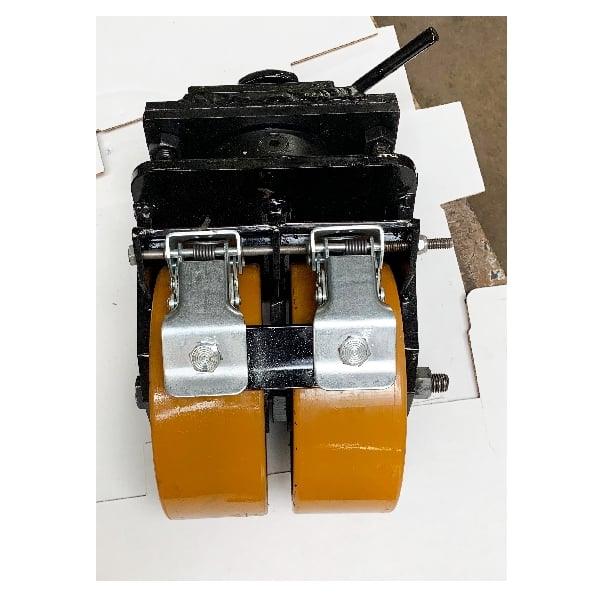 4.5Ton Load Capacity SCDW10 Brake 10"inch Dual Container Caster Wheels