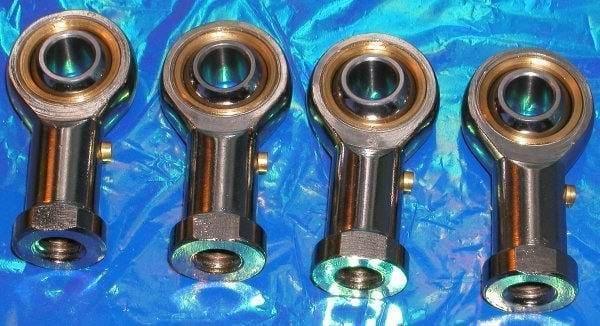 4件装 8mm 内螺纹杆端 PHS8 - 赫姆接头 - 2个右旋 + 2个左旋