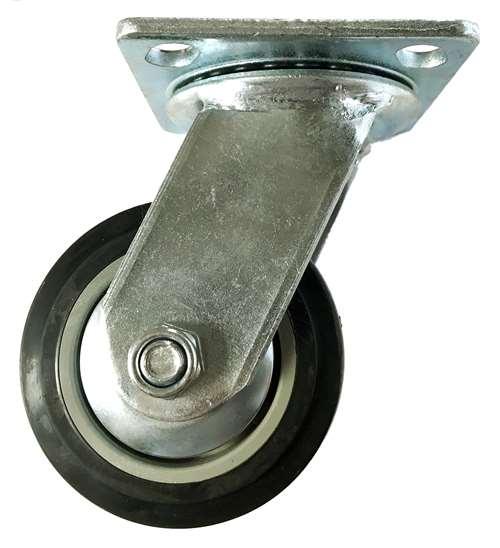 4"inch Heavy Duty Caster Wheel 441 Lbs - PVC - Top Plate Mount