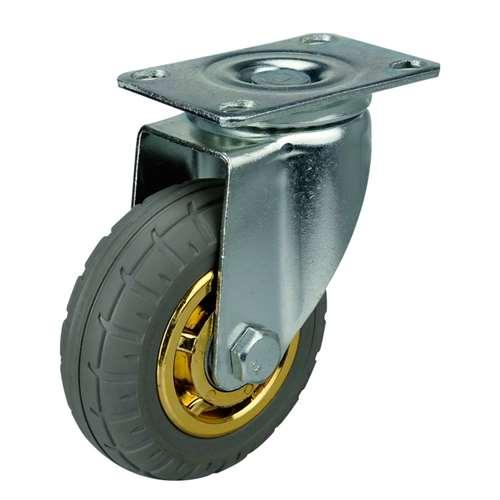 4"inch Caster Wheel 154 Lbs - Rubber - Top Plate Mount