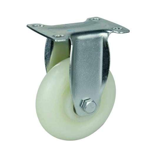 4"inch Caster Wheel 551 Lbs Fixed Polypropylene - Top Plate Mount