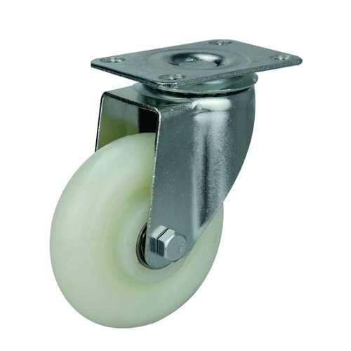 4"inch Caster Wheel 551 Lbs - Polypropylene - Top Plate Mount