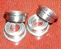 4-Pack Slot Car Axle Flanged Shielded Bearings 3x6x2.5mm