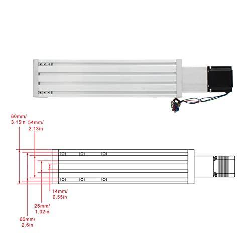 400mm Stroke CNC Linear Stage Motion Actuator X Y Z Axis Linear Slide Rail Aluminum Alloy Cross Sliding Table Linear Rail Guide SFU1605 Ballscrew+Nema23 57 Stepper Motor for CNC