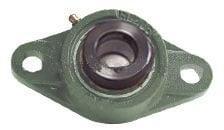 40mm Bearing HCFL208 2-Bolt Flanged Cast Housing Mounted Bearing - Eccentric Collar