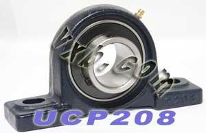 40mm 轴承 UCP-208 + 铸造座卧式轴承座安装轴承