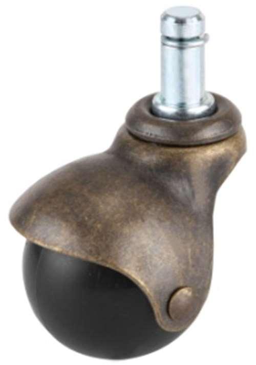 40mm Caster Wheel 55 Lbs - Polypropylene Vintage Stem