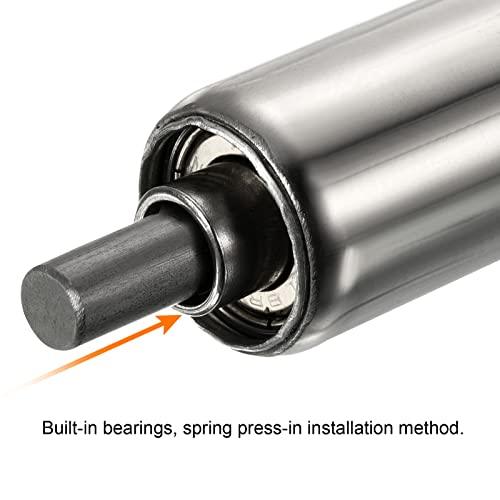 Gravity Conveyor Roller - 1" Diameter x 10" Length - Stainless Steel