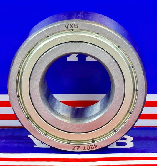 4207ZZ Angular Contact 2-Row Bearing 35x72x23mm