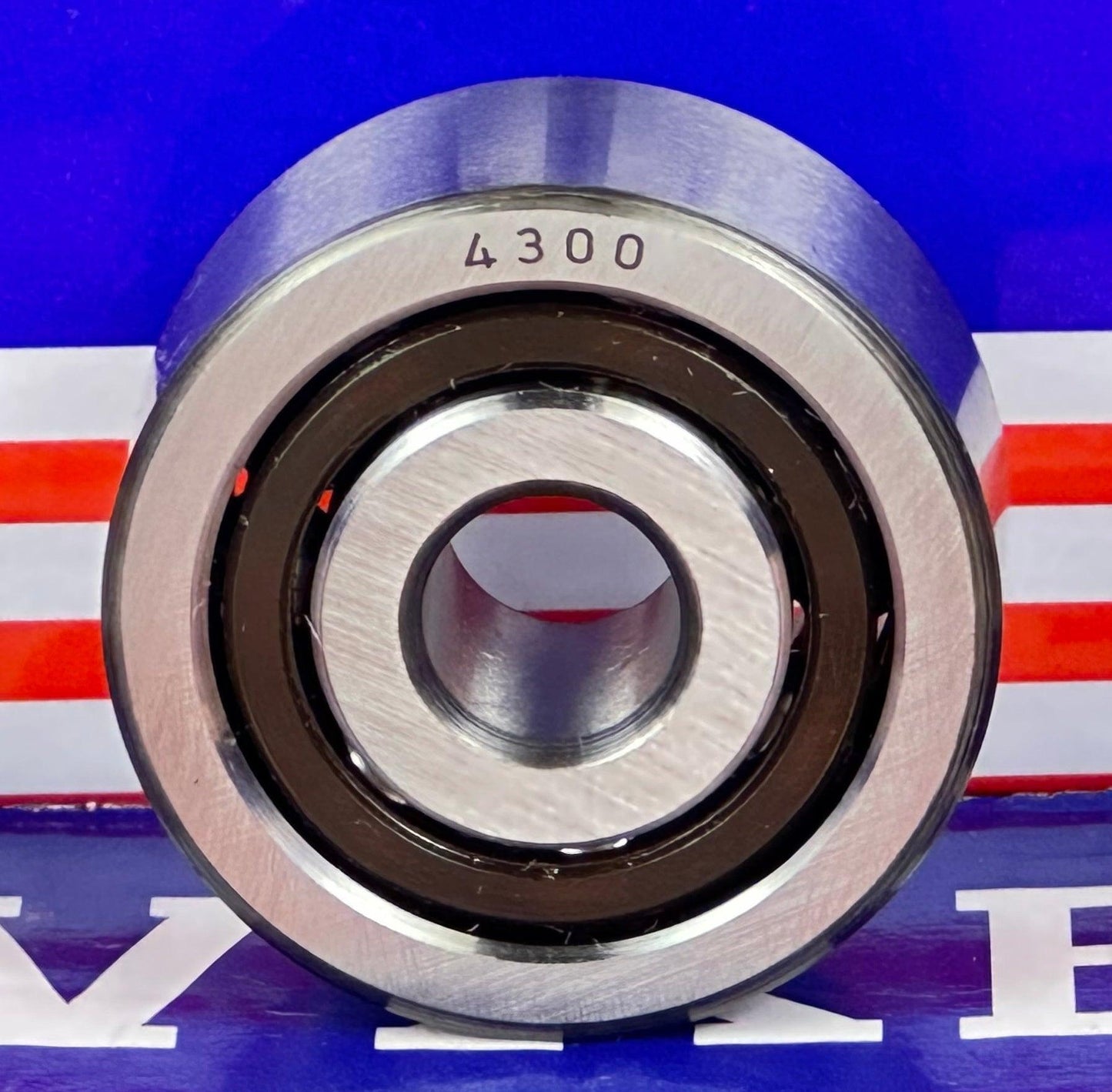 4300 Deep Groove Ball Bearing, 2-Row, Open 10x35x17mm