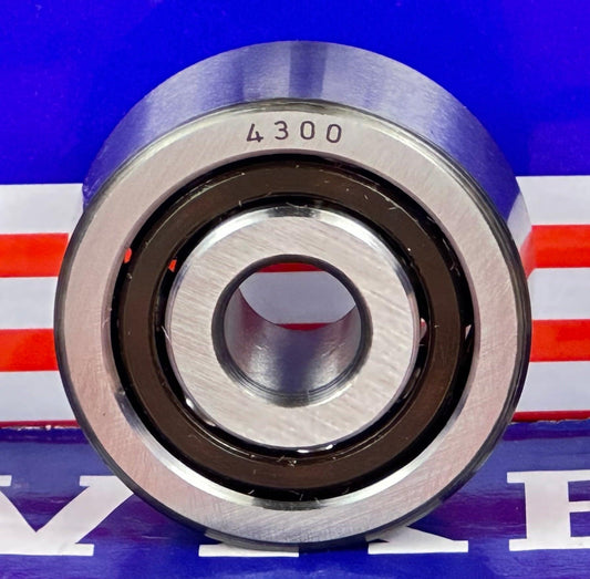 4300 Deep Groove Ball Bearing, 2-Row, Open 10x35x17mm