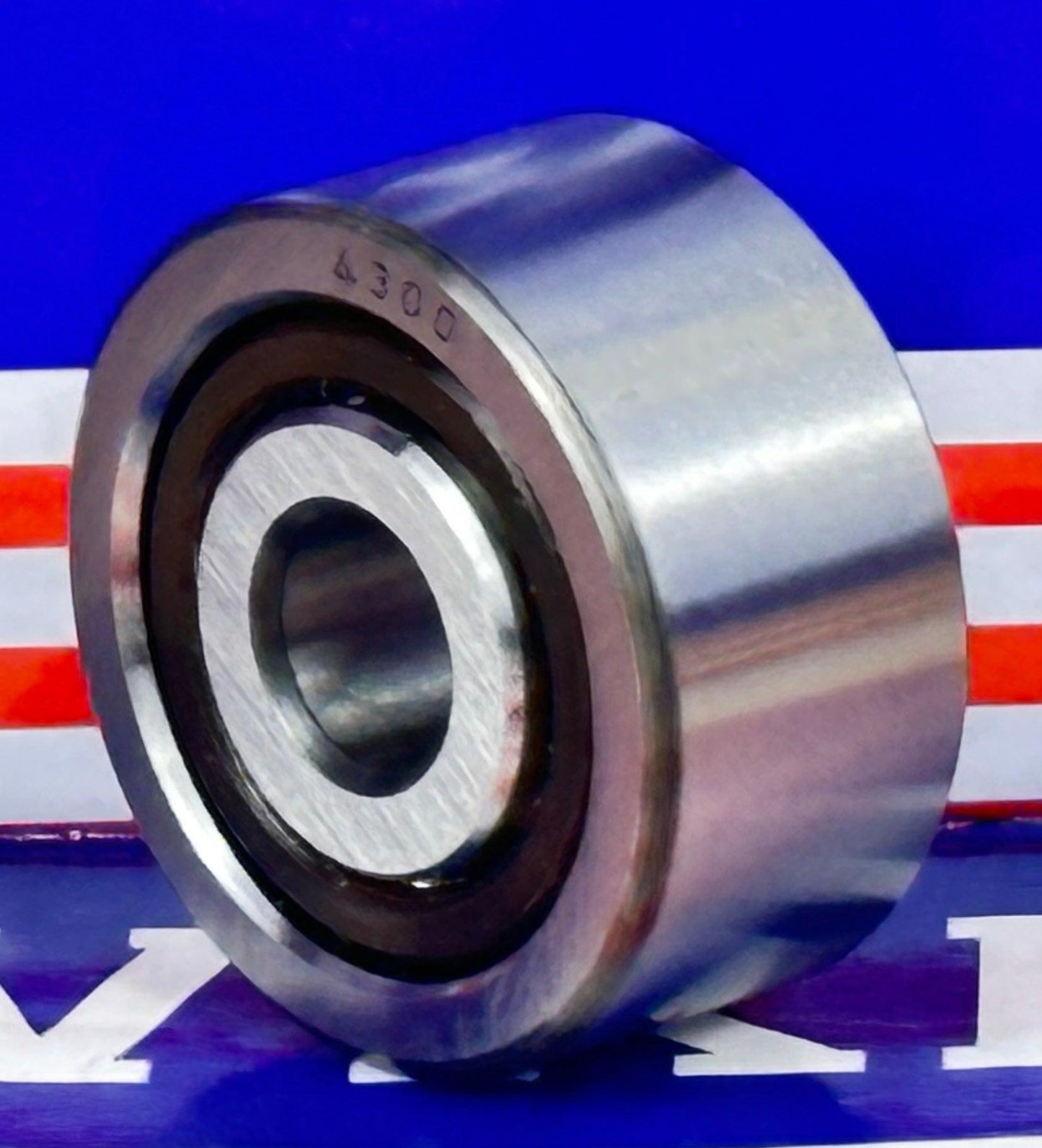 4300 Deep Groove Ball Bearing, 2-Row, Open 10x35x17mm
