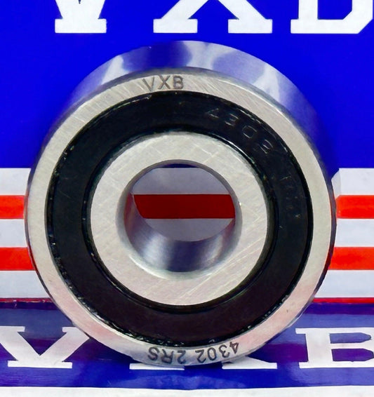 4302-2RS Sealed Angular Contact 2-Row Bearing 15x42x17mm
