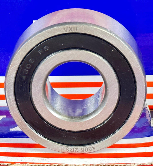 4306-2RS Sealed 2-Row Bearing 30x72x27mm