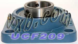 45mm Bearing UCF-209 + Square Flanged Cast Housing Mounted Bearing
