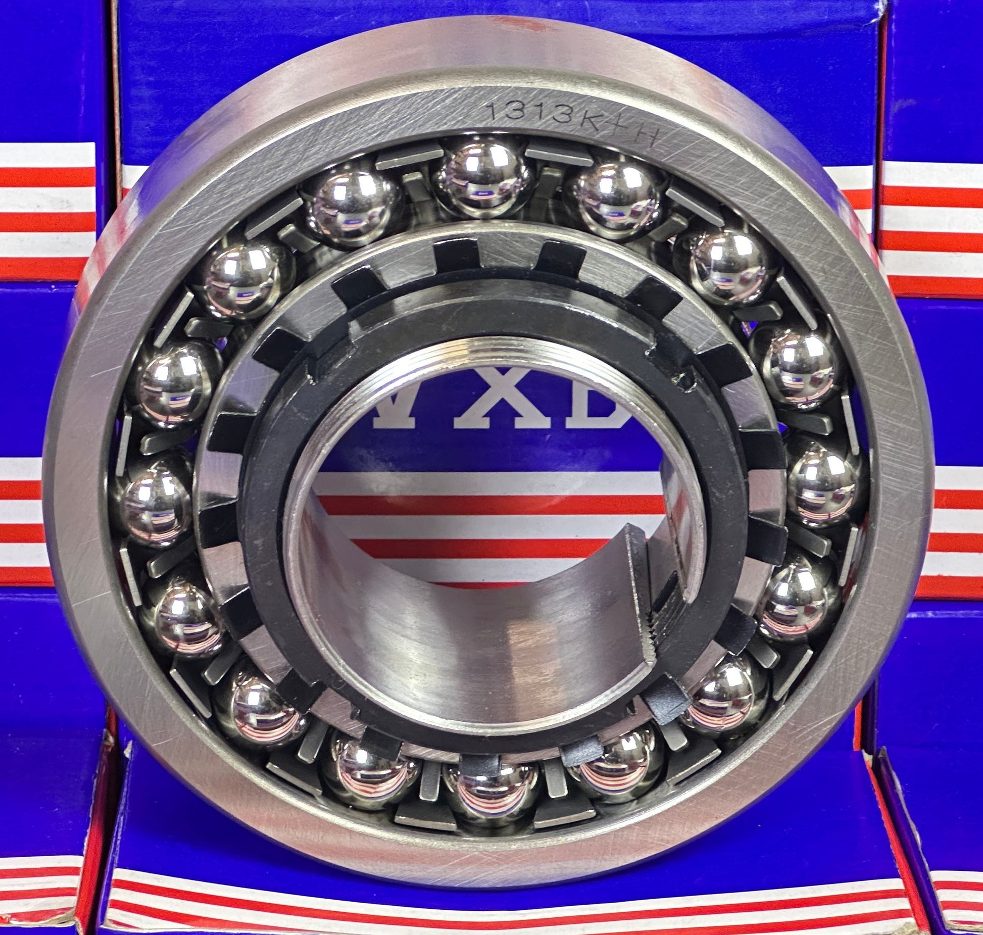 1313K+H Self Aligning Ball Bearing with Adapter Sleeve 60x140x33mm