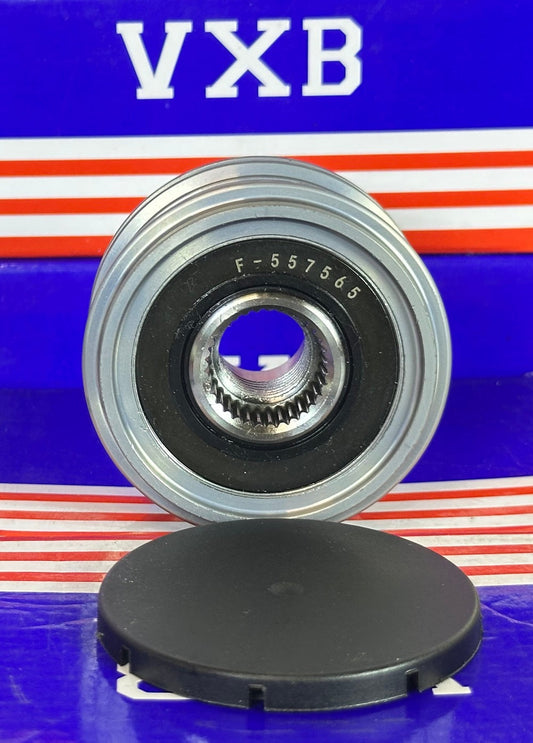 F‑557565 Alternator Freewheel Pulley 5 Groove, 55 mm OD 535016110