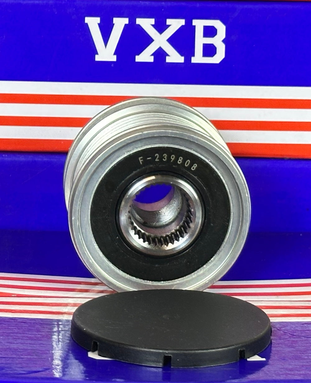 F‑239808 Alternator Freewheel Clutch Pulley 7 Groove, 17 mm Bore 535014010