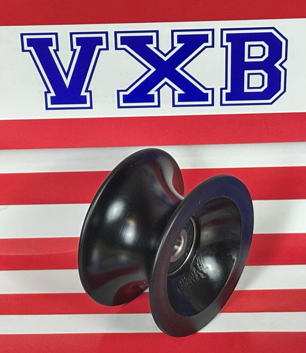 6mm Bore Bearing - 54mm Round Nylon Pulley U-Groove Track Roller Bearing 6x54x30mm