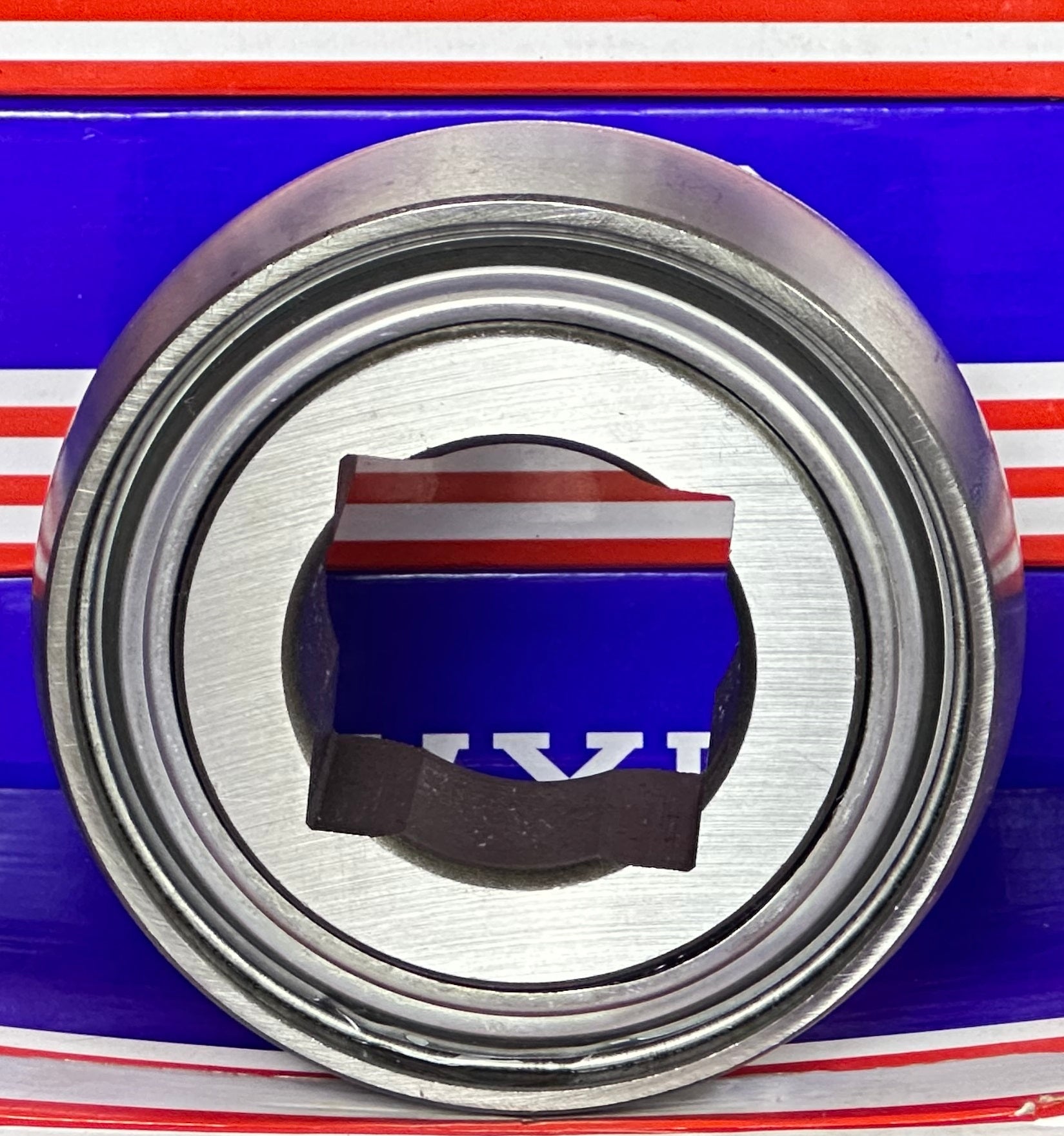 GW211PP3 Agriculture Heavy Duty Disc HarrowBearing, Square Bore, NON-Relubricable, Two Triple Lip Seals 1-1/2" Bore Bearing