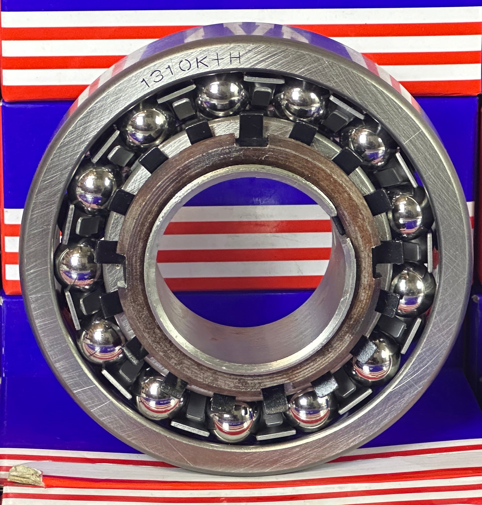 1310K+H Self Aligning Ball Bearing with Adapter Sleeve 45x110x27mm