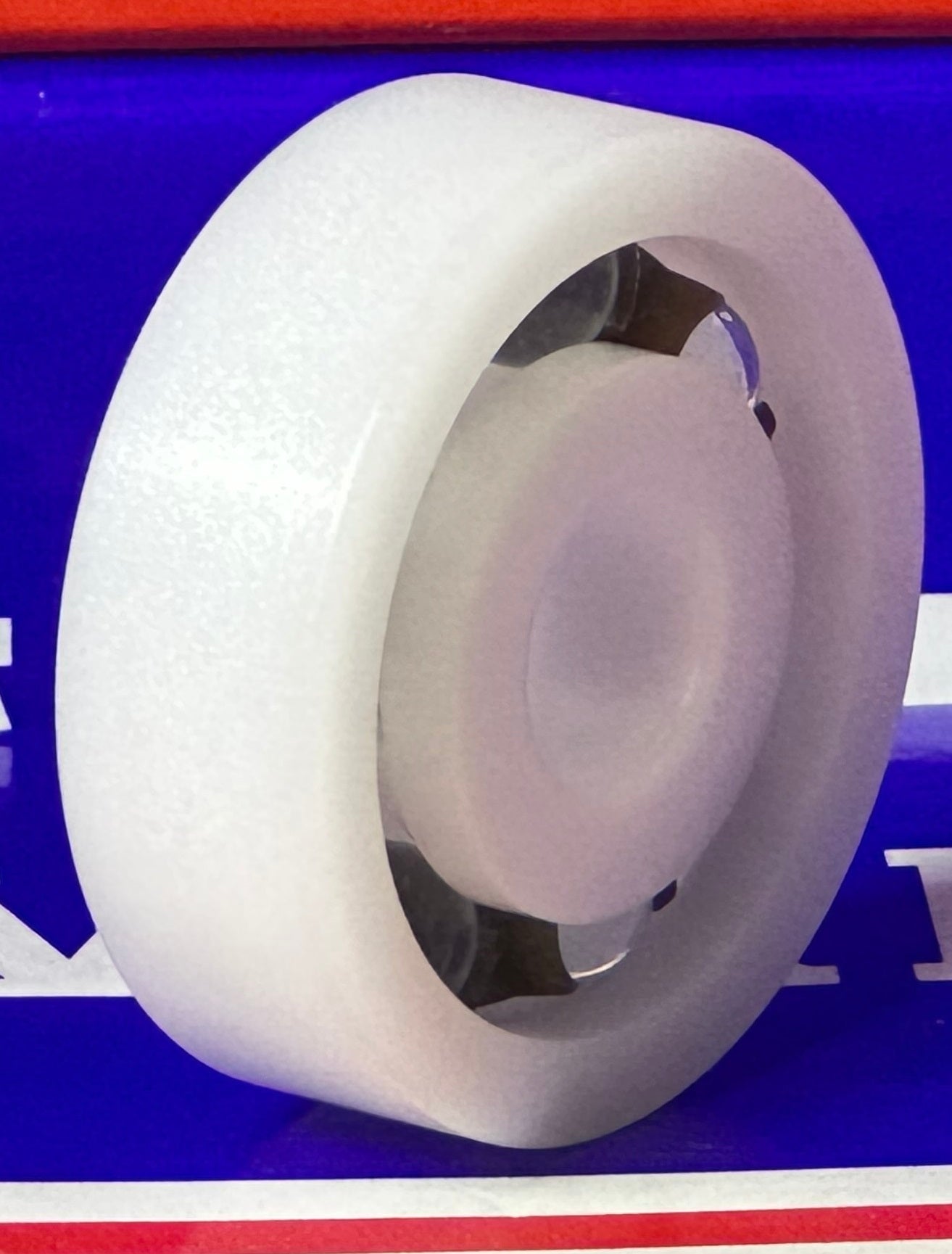 Łożysko z tworzywa Acetal/POM 6300 - kulki szklane - 10x35x11mm