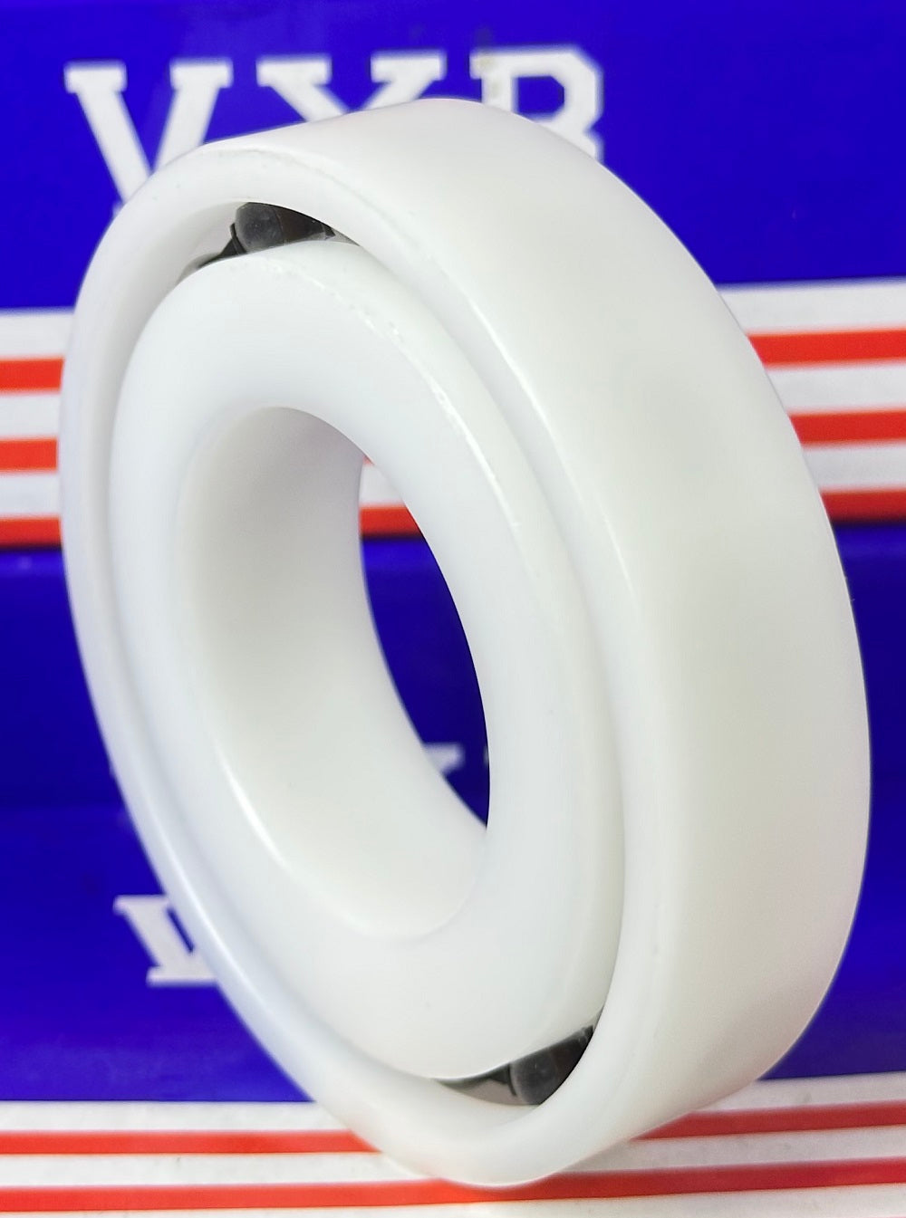 Łożysko z tworzywa Acetal/POM 6208 - kulki szklane - 40x80x18mm