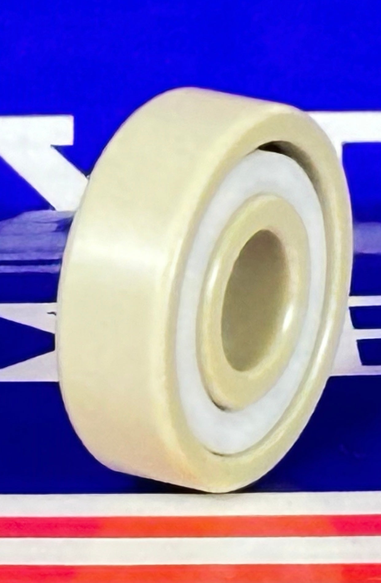 608 PEEK Ball Bearing - Si₃N₄ Ceramic Balls - PTFE Cage - 8x22x7mm