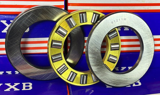81211M Cylindrical Roller Thrust Bearing 55x90x25mm - Bronze Cage