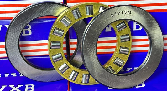 81213M Cylindrical Roller Thrust Bearing 65x100x27mm - Bronze Cage