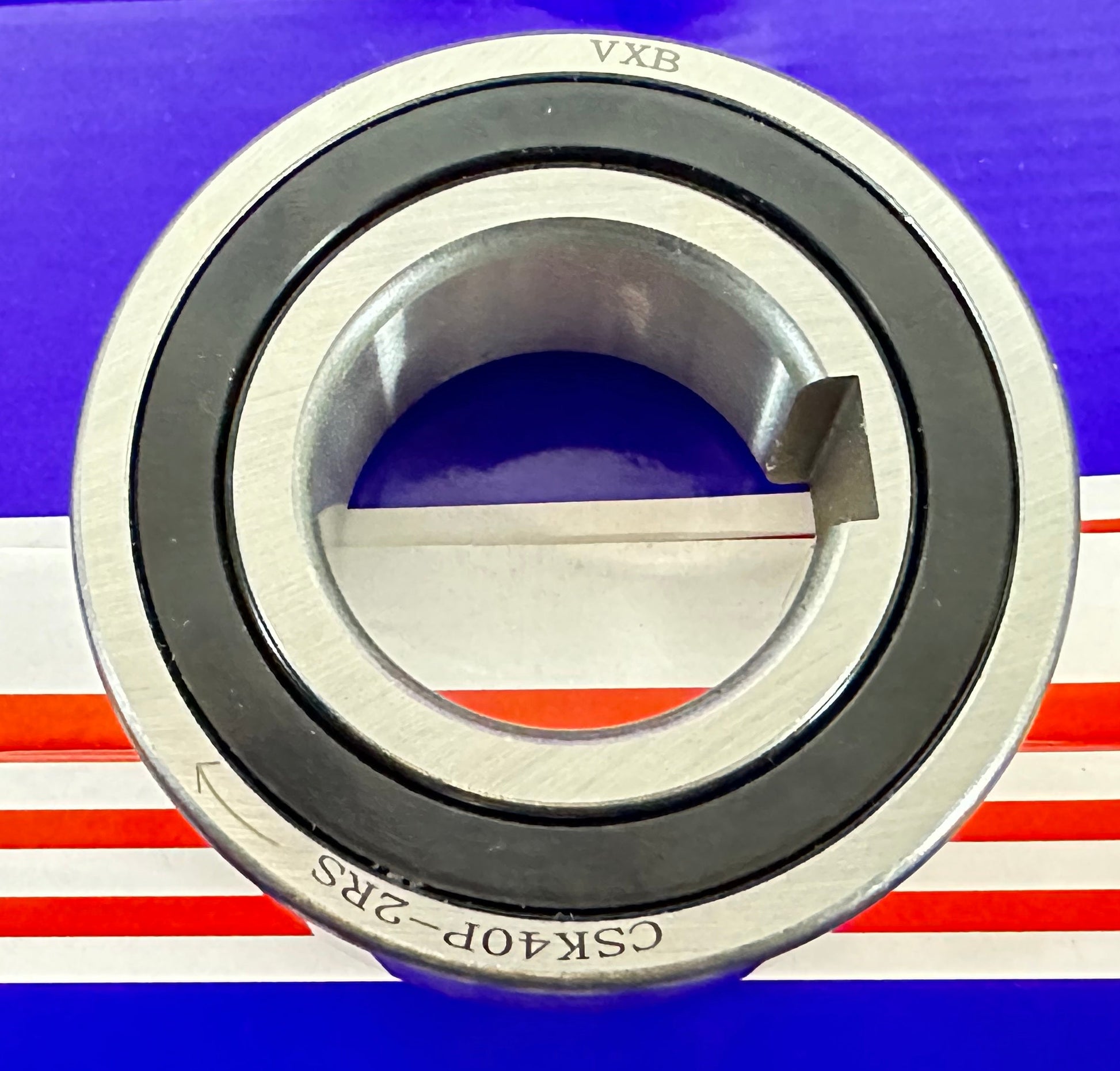 CSK40P-2RS One-Way Bearing Sealed Sprag Freewheel Clutch Bearing inner Ring Key-way