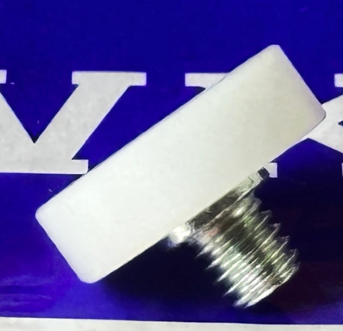 Flat Nylon Ball Bearing - 19mm White Plastic Tire for sliding doors & windows