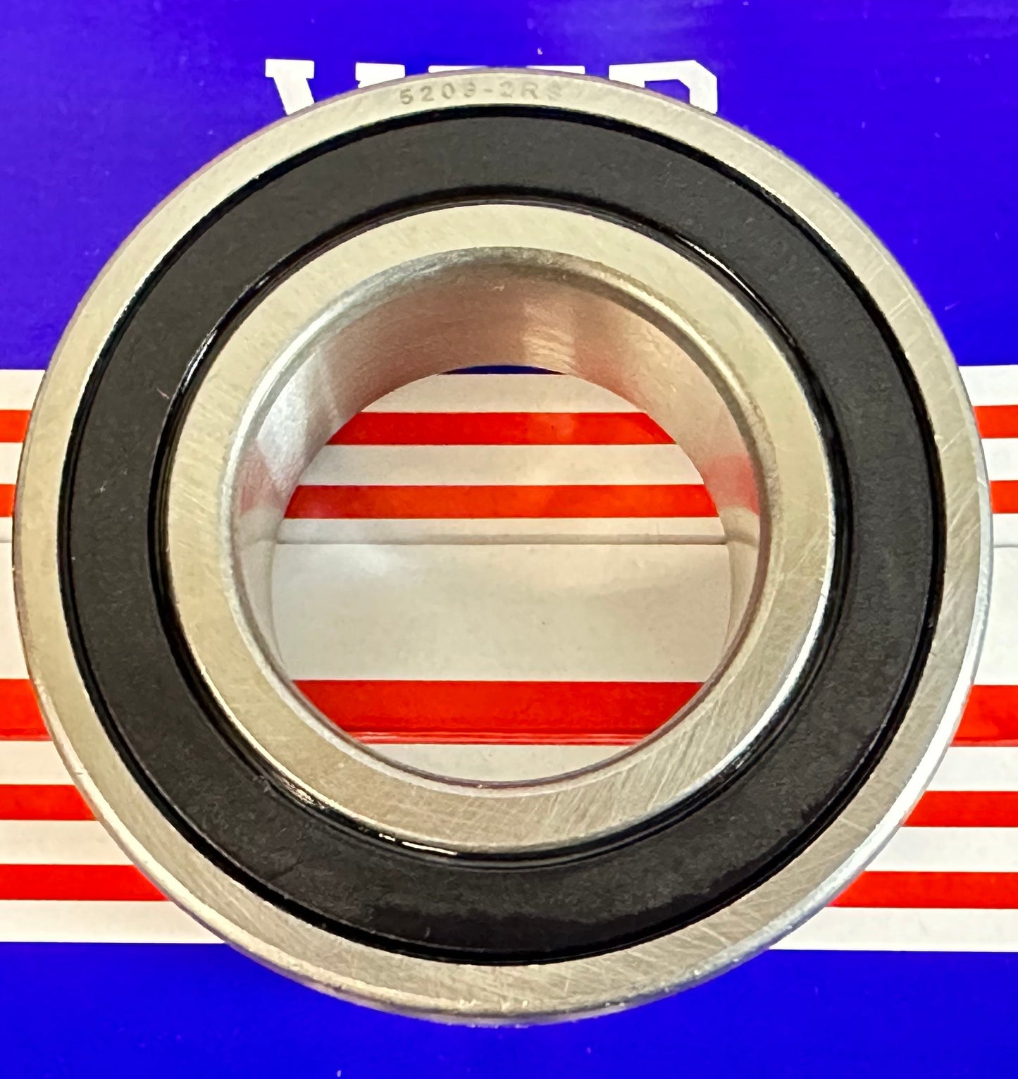 ตลับลูกปืนสัมผัสเชิงมุม 5209 2RS1 ปิดผนึก ขนาด 45x85x30.2