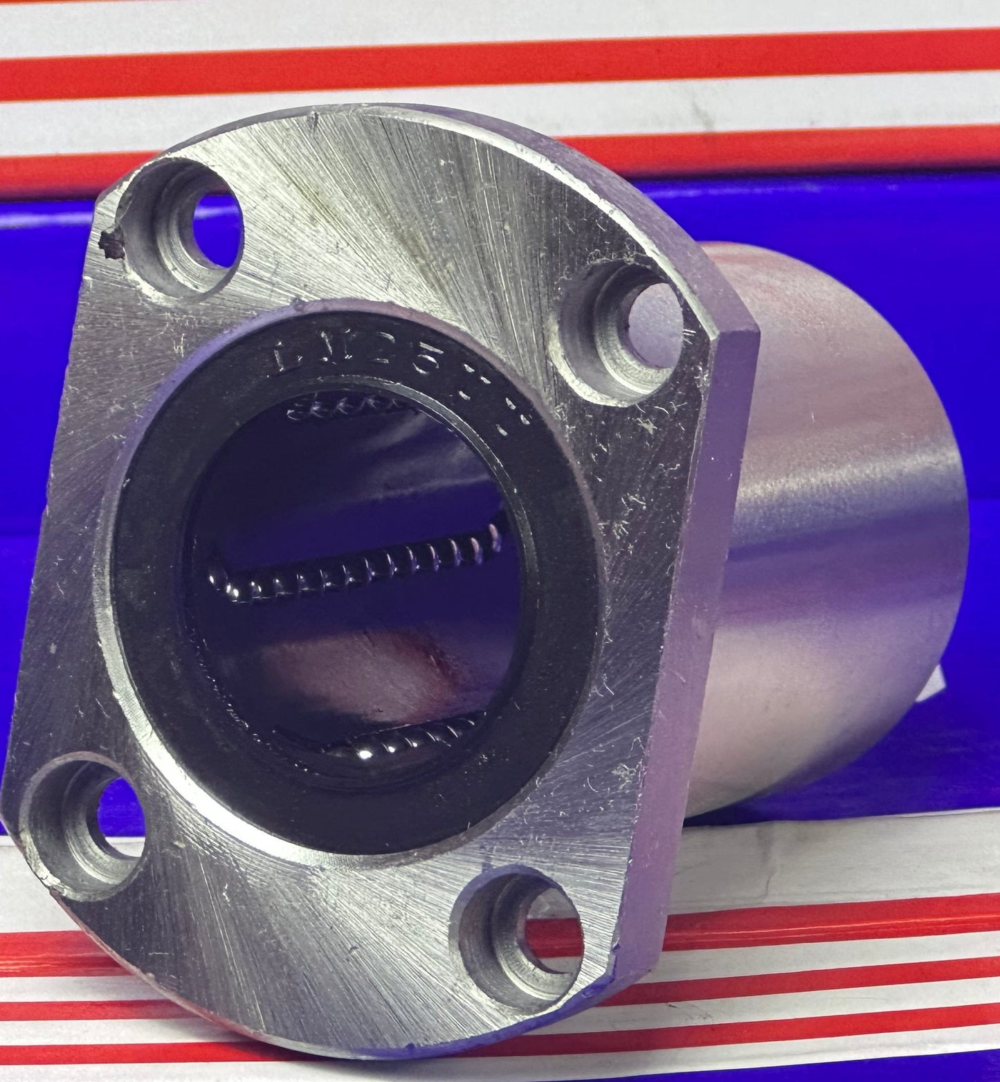 LMH25UU 25mm Flanged Ball Bushing CNC Linear Motion 25x40x59mm