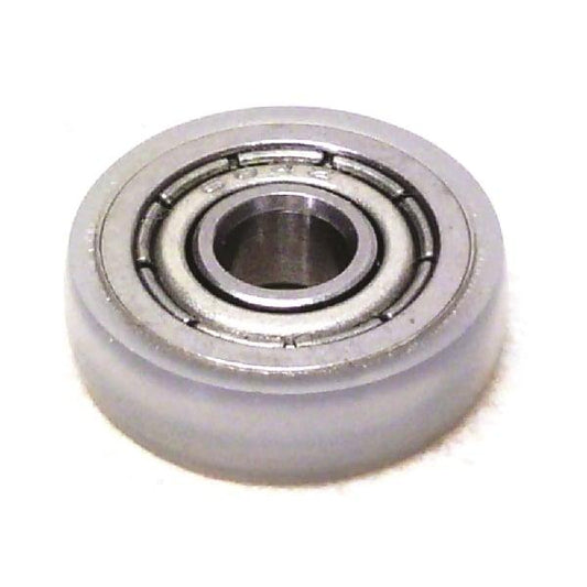 4mm Bore Plastic Roller Ball Bearing - Nylon Tire - 14mm OD - 4x14x4mm