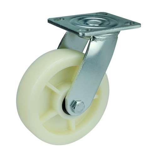 5"inch Heavy Duty Caster Wheel - co-polypropylene - Top Plate Mount