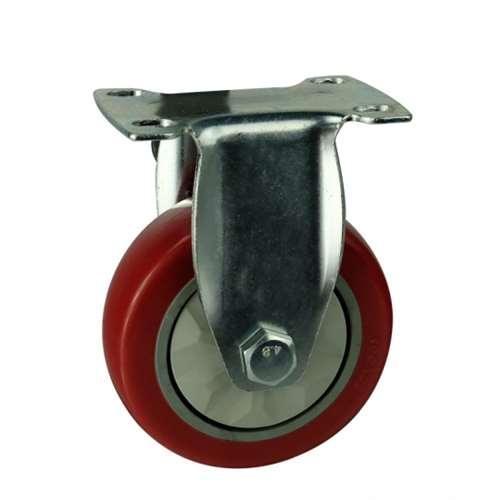 5"inch Caster Wheel Rigid PVC - Top Plate Mount