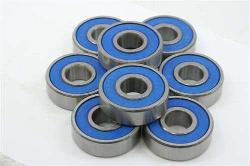 5 Sets = 40 Skateboard Bearing Bronze Cage Sealed