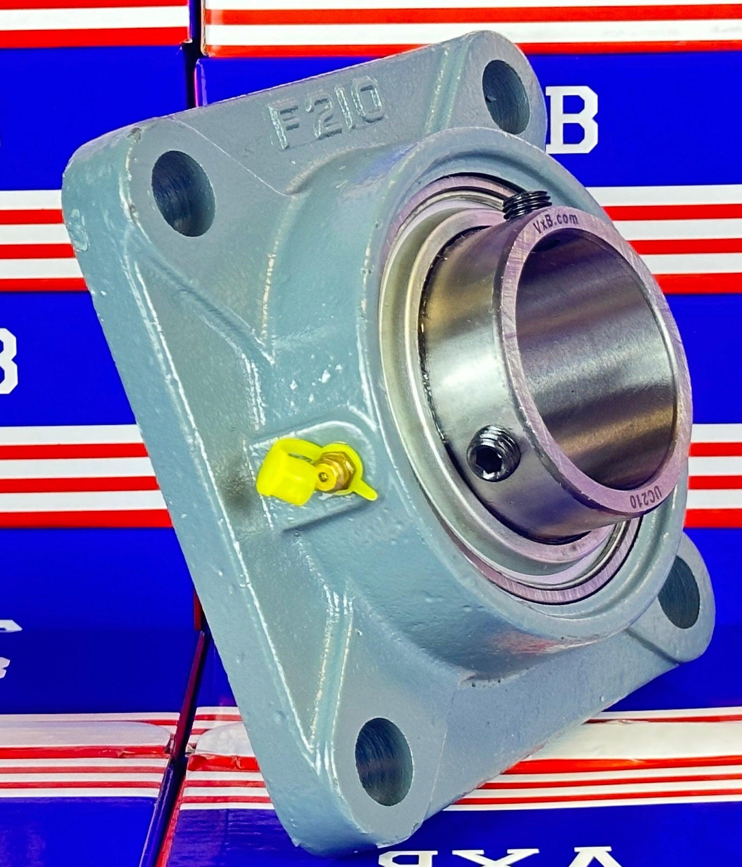 50mm 轴承 UCF210 + 方形法兰铸造外壳安装轴承