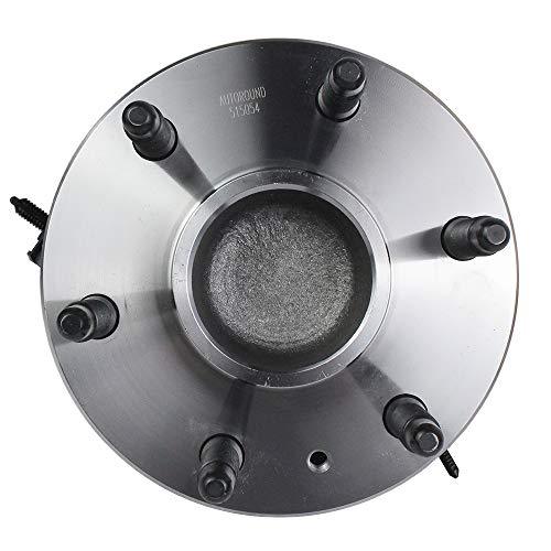 515054 Wheel Hub & Bearing Assembly Front fit for 2WD Chevy Tahoe Silverado 1500 Suburban Avalanche Express, GMC Yukon XL 1500 Sierra Savana, Cadillac Escalade 6 Lug w/ABS