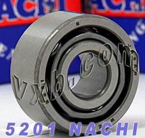 5201 Nachi Angular Contact Bearing - 2 -row - 12x32x15.9 ญี่ปุ่นทำ