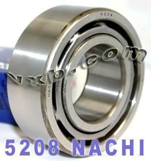 5208 นาชิแบริ่งติดต่อเชิงมุม - 2 แถว - 40x80x30.2 ญี่ปุ่นทำ