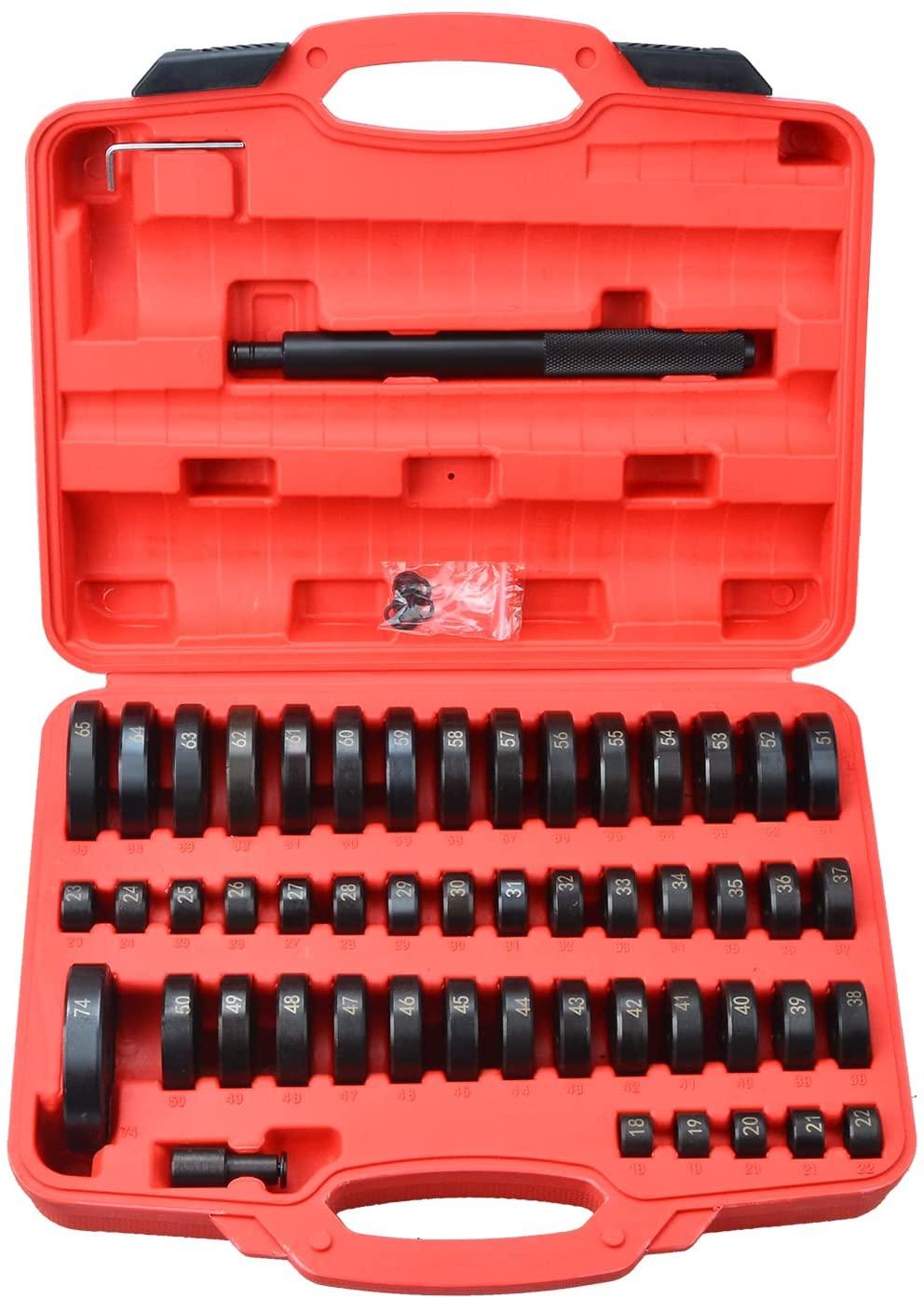 52-Piece Bushing Bearing Seal Driver Tool Set 3/4" to 2-15/16"inch