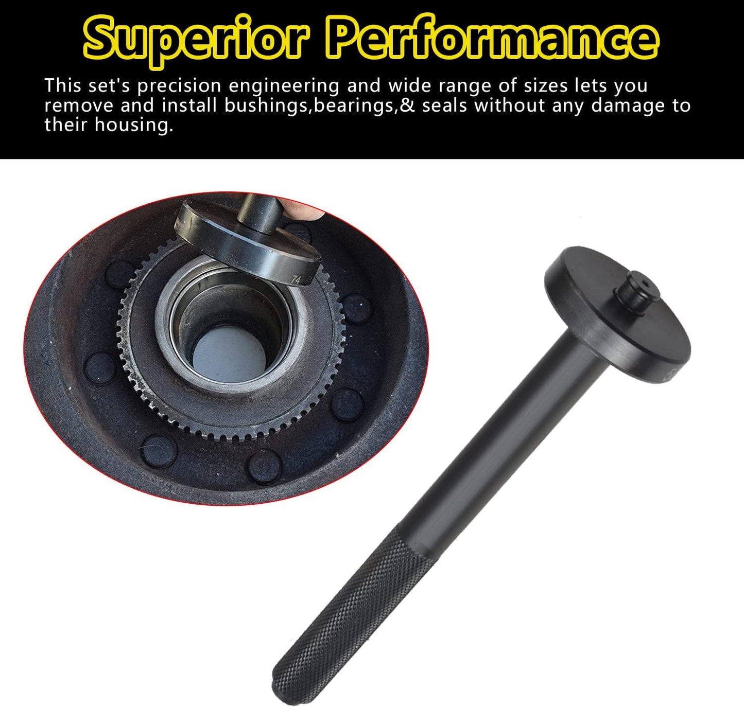 52-Piece Bushing Bearing Seal Driver Tool Set 3/4" to 2-15/16"inch