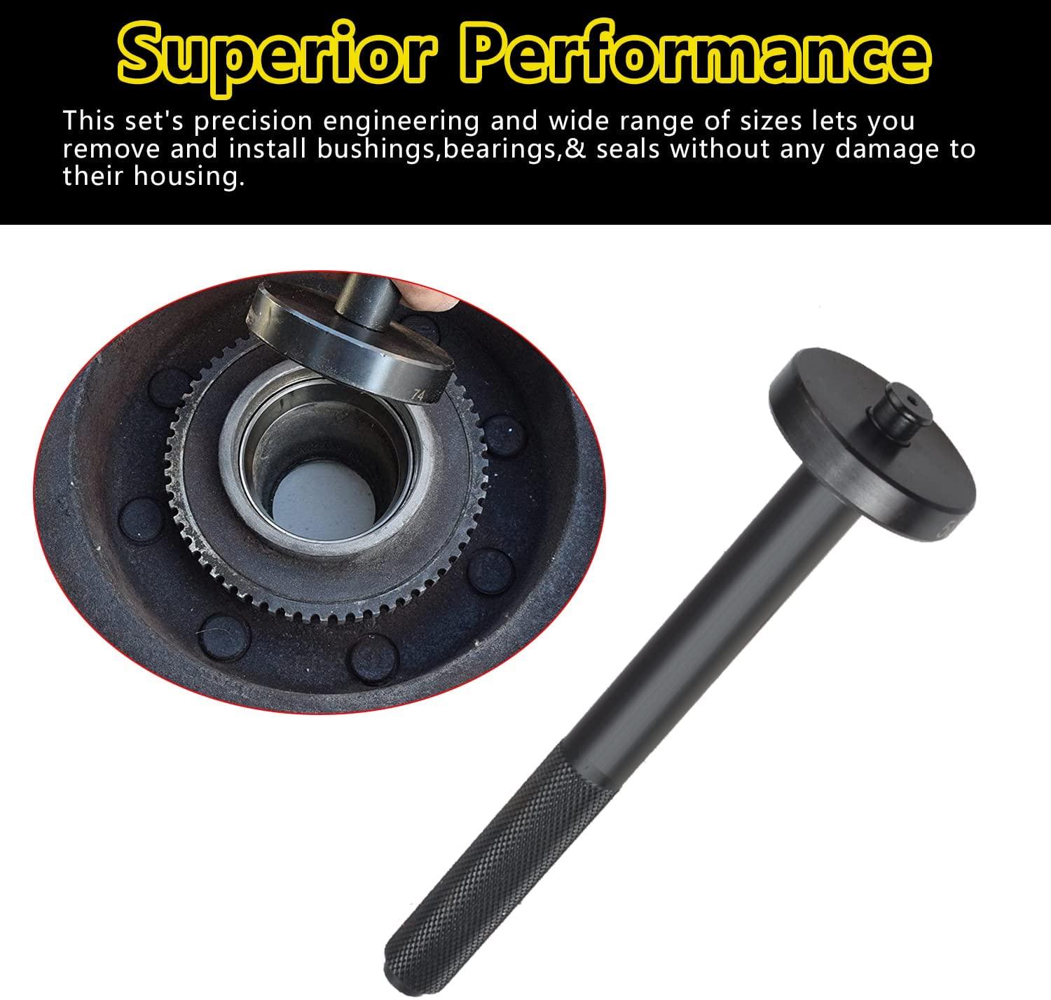 52-Piece Bushing Bearing Seal Driver Tool Set 3/4" to 2-15/16"inch