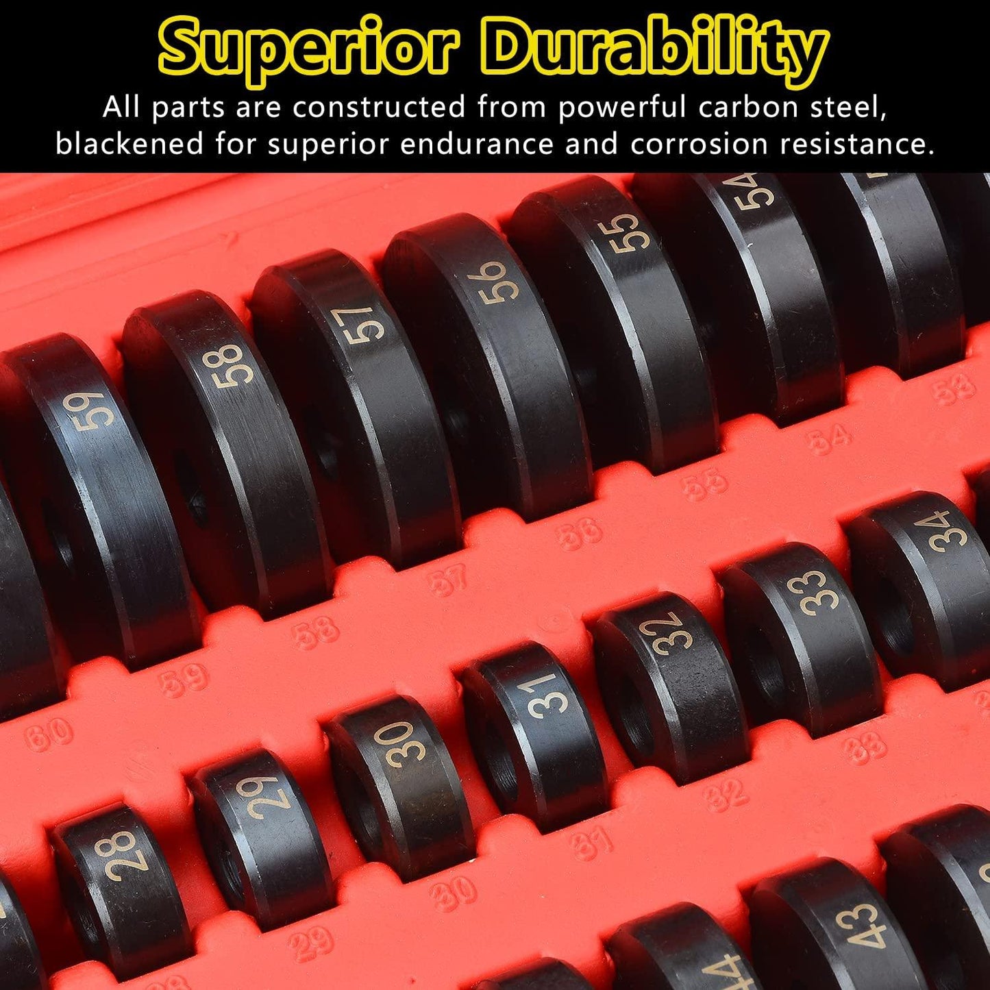 52-Piece Bushing Bearing Seal Driver Tool Set 3/4" to 2-15/16"inch