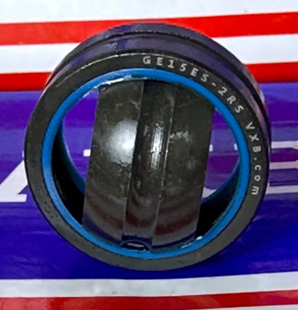 GE15ES-2RS Double Sealed Plain Bearing 15x26x12 Spherical Bearing