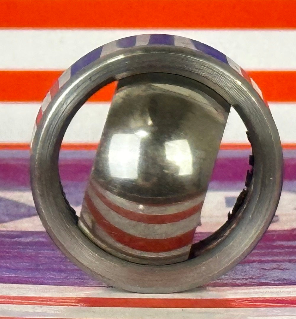 GE12C Maintenance Free Spherical Plain Bearing 12mm Steel - PTFE Composite