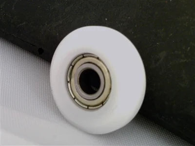 5mm Bore Bearing - 22mm White Plastic Tire 5x22x7mm